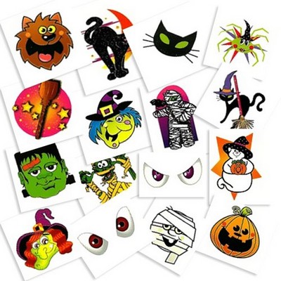 Glitter Tattoos - Temporary Tattoos - 2.5"x3"